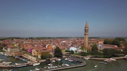 Sticker - Aerial view of Burano Italy