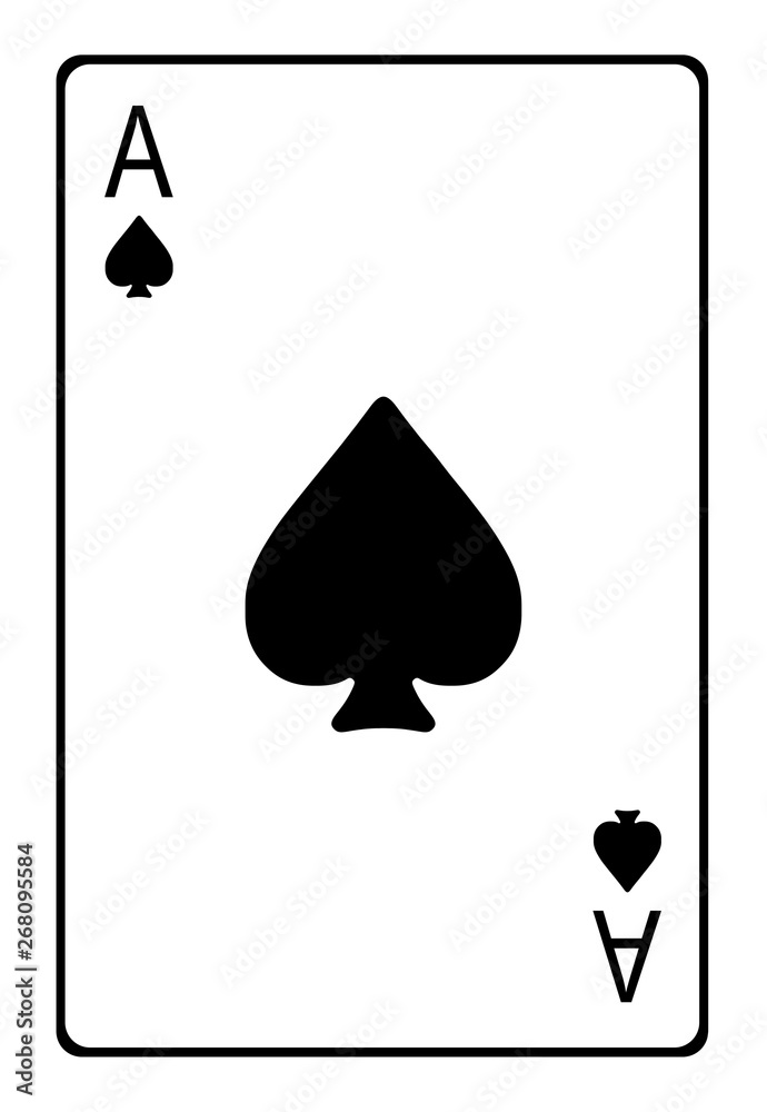 トランプのスペードのエース の Stock イラスト | Adobe Stock