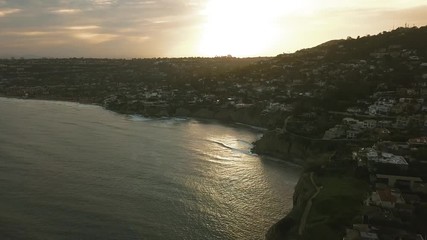 Sticker - Aerial view of Coastal San Diego California