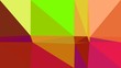 © Eigens - geometric triangle abstract background with firebrick, peru and lawn green colors for poster, cards, wallpaper or backdrop texture