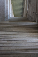 Canvas Print - Interior hall with a staircase