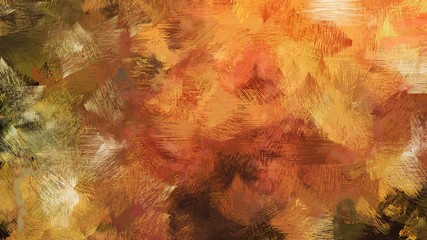 Poster - abstract coffee, bronze and very dark green watercolor background with copy space for your text or image