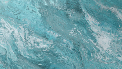 Аquamarine marble background