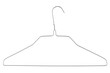 Wire coat hanger
