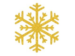 Wall Mural - Christmas snowflake on white