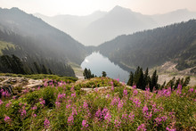 A Beautiful Landscape In The Alpine Lakes Region Of The North Cascades In Washington State.