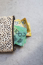 Australian Money In 100 And 50 Dollar Bills