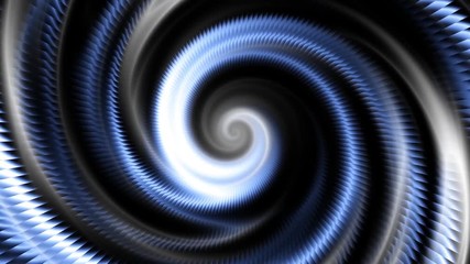 Poster - Endless spinning futuristic Spiral. Seamless looping footage. Abstract helix.