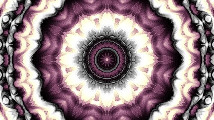 Poster - Spinning abstract magic circle. Esoteric cosmic mandala. Loop footage.