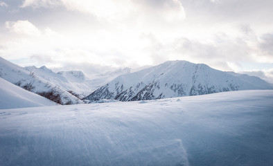 winter in the mountains