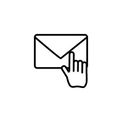 Poster - envelope mail data icon