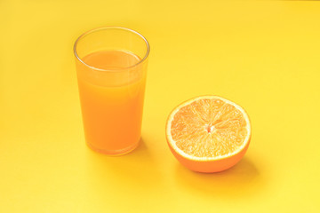 Delicious oranges and orange juice