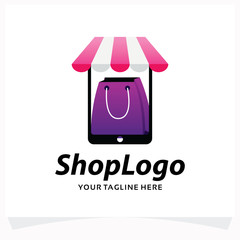 Sticker - Shop Logo Template Design Template