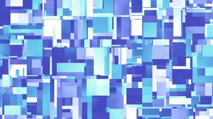 Poster - Transforming abstract shapes. Abstract geometric background. Seamless looping footage.