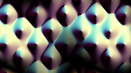 Leinwandbilder - Transforming abstract shapes. Abstract futuristic background. Seamless looping footage.