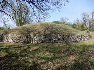 Canvas Print - Tumulus de Bougon, Deux-Sèvres, Poitou, France