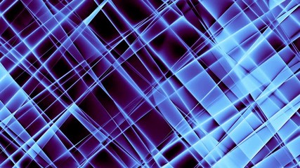 Poster - Transforming abstract shapes. Abstract futuristic background. Seamless looping footage.