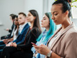 © Nejron Photo - Group of young people waiting for a casting or job interview
