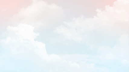 Wall Mural - abstract blurred beautiful soft cloud background with a pastel multicolored gradient with bokeh conc