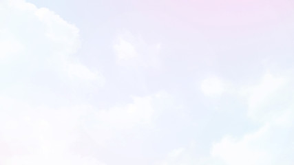 Wall Mural - abstract blurred beautiful soft cloud background with a pastel multicolored gradient with bokeh conc