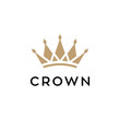 crown concept vector logo design