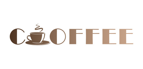 Aufkleber - Cup of coffee icon. Coffee house logo.