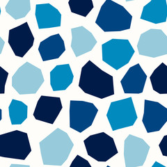 Poster - polygonal shapes geometric seamless pattern