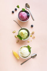 Wall Mural - Ice Cream Assortment