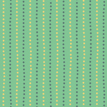 Modern Yellow And Green Hand Drawn Dotted Random Vertical Lines. Seamless Geometric Pattern On Mint Green Background. Great For Wellness, Beauty, Kids, Nautical, Travel Products, Packaging, Fashion