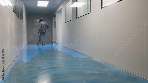 Epoxy Flooring For Clean Room Buy This Stock Photo And Explore