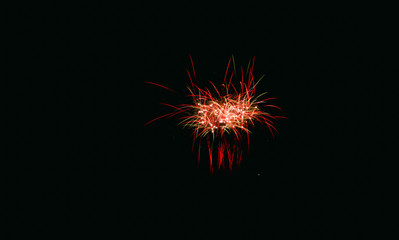 fireworks in the sky