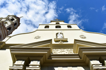 Wall Mural - St. Augustine, Florida. January 26 , 2019. Top view of Cathedral Basilica of St. Augustine in Florida's Historic Coast.