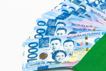 Philippine 1000 Peso Bill, Philippines Money Currency, Philippine Money Bills Background.