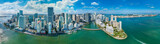 Fototapeta  - Miami Brickell Key aerial