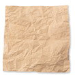 © kaiskynet - Used brown paper a isolated over white background.
