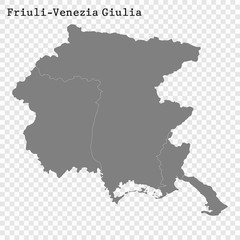 High Quality map is a state of Italy