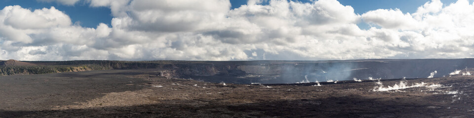 Wall Mural - Panorama of the Kilauea Iki crater