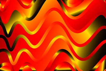 Wall Mural - abstract colorful wave background
