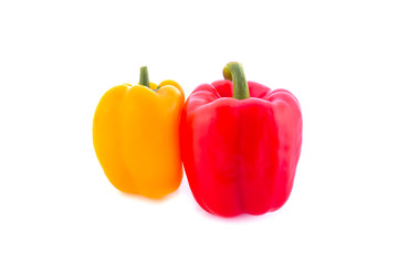 Bell pepper on white background