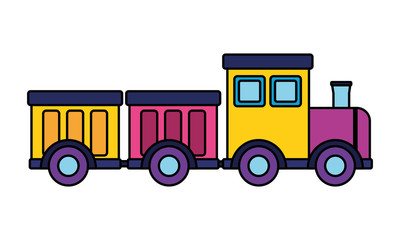 Sticker - train wagons kids toys