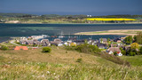 Fototapeta  - Hagensche Wiek und Gager auf Rügen sonnig HD Format