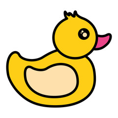 Sticker - rubber duck kids toy