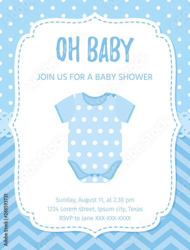 invitation card for baby welcome party