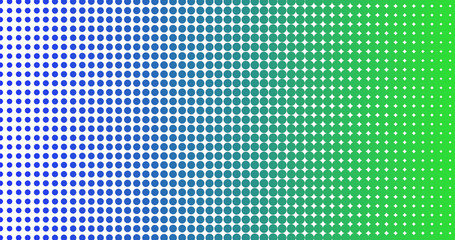 Wall Mural - Halftone Circle Backgrounds 