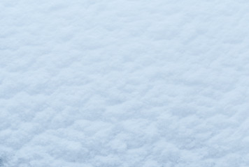 background of fresh snow texture in blue tone