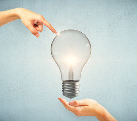 Aufkleber - Idea and solution concept