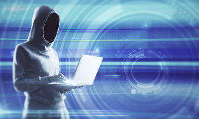 Aufkleber - Hacking and malware concept