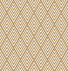 Seamless geometric pattern in style art deco.