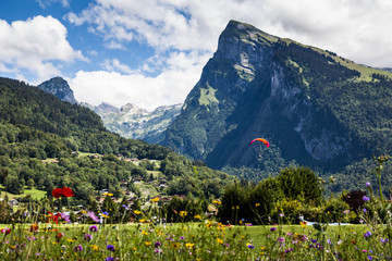 Paragliding in Samoens