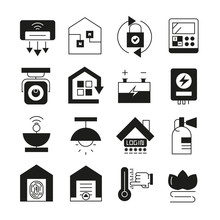 Home Appliance And Smart Home Concept Icons